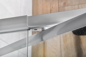 Aqualine Aqualine, AMICO sprchové dvere výklopné 740-820x1850mm, číre sklo, G70