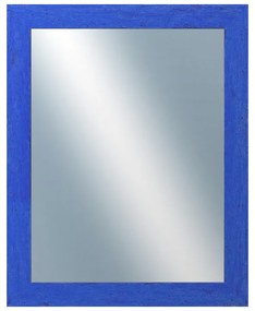 DANTIK - Zrkadlo v rámu, rozmer s rámom 40x50 cm z lišty RETRO modrá (2532)