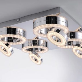 Leuchten Direkt 14522-17 - LED Bodové svietidlo TIM 4xLED/2,8W/230V + 4xLED/3,1W