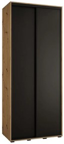 Skriňa 45 Canaris 1 120 artisan/čierna/čierna