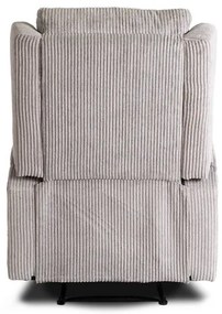 Masážne kreslo ANDREA, sivý menčester