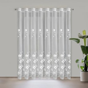 ZÁCLONA NA KRÚŽKOCH SANDI 350X250 CM KVETY