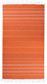 The One Towelling Plážová osuška Hamam Sultan - Ružová / biela | 100 x 180 cm