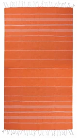 The One Towelling Plážová osuška Hamam Sultan - Čierna / biela | 100 x 180 cm