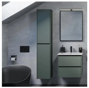 Kúpeľňová skrinka MOLDE 174 cm zelená