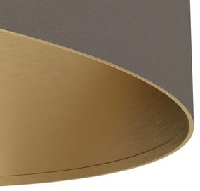 Eglo 390338 - Stojacia lampa SANTANDRIA 1xE27/40W/230V hnedá/zlatá