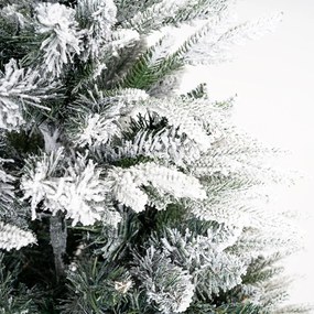 Vianočný zasnežený stromček so stojanom Cardiff, 120 cm, 120 cm