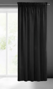 ZATEMŇOVACÍ ZÁVES NA PÁSKE PIERRE CARDIN SIBEL 140X270 CM ČIERNA