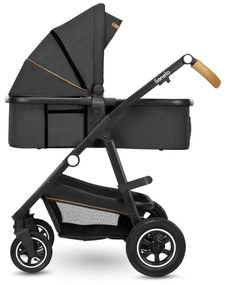 Lionelo - Kombinovaný kočík 2v1 AMBER Šedý grafit