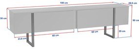 TV stolík Serenity Atlantic Pine