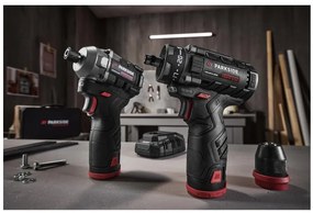 Parkside Performance®  Štartovacia súprava aku vŕtací skrutkovač + aku rázový uťahovák 12 V  (100393961)