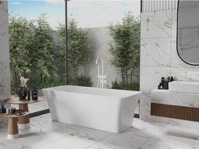 Mexen Tonia, voľne stojaca vaňa 170 x 75 cm, biela, biely prepad, 52171707500-20