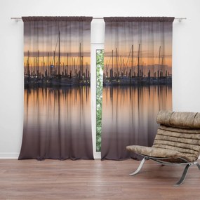 Sablio Záves Večerný prístav: 2 ks 140x250 cm