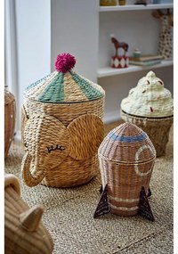 Detský kôš na hračky z vodného hyacintu v prírodnej farbe ø 35x50 cm Bobo – Bloomingville Mini