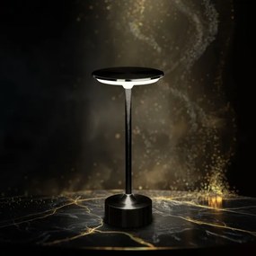 LED Stmievateľná nabíjateľná stolná lampa NEW YORK LED/1,8W/5V 1200 mAh čierna