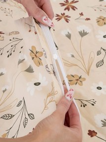 Bavlnená obliečka na vankúš Renforcé 50 × 70 cm - Vanessa béžová