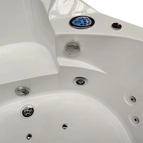BPS-koupelny Hydromasážna vírivá vaňa Orino 632 135x135