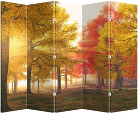 Paraván - Jesenné stromy (210x170 cm)