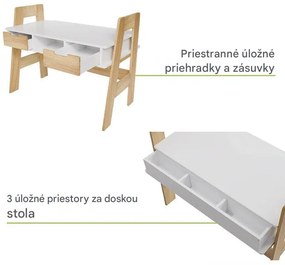 InternetovaZahrada Detský písací stôl Fietje