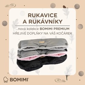 Bomimi FLAPI PREMIUM rukávnik na kočík, grey