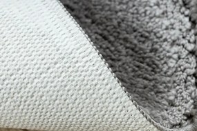 Kúpeľňový koberček SUPREME WAVES vlny, sivý kruh