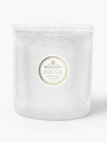 Ručne vyrobená päťknôtová vonná sviečka Maison Blanc (eukalyptus, kardamón, šalvia a kôra hinoki)