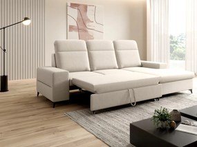 Moderná rohová pohovka 260x155x108 opierky hlavy Funkcia spánku Sage O-sofa