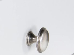 Vysoká vitrína Landwood, biela