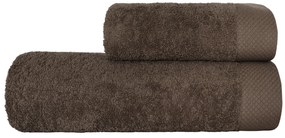 Bavlněný froté ručník BOHO 70x140 cm hnědý
