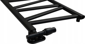 Regnis Kalipso MIX, Vykurovacie teleso 540x1800mm, 704W, čierna matná, MK180/50/D5/BLACK