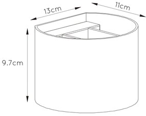 Lucide 09218/04/97 - LED Nástenné svietidlo XIO 1xG9/4W/230V hnedá