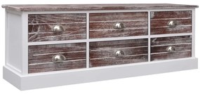 vidaXL Lavička do chodby, hnedá 115x30x40 cm, drevo