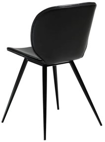 Čierna koženková stolička DAN-FORM Denmark Cloud