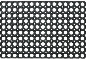 Rohožka pred dvere Domino gumená čierna 80 x 120 cm