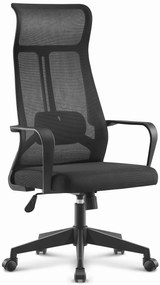 Ergonomická otočná kancelárska stolička Hell's Chair HC- 1025 Black