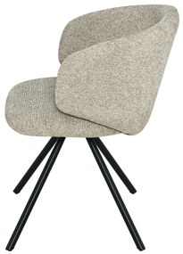 Jídelní otočná židle Pearl hnědá