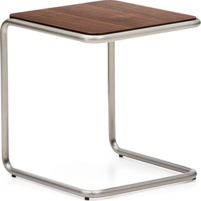 Odkladací stolík v dekore orecha 42x42 cm Tarsel – Kave Home