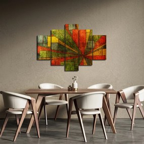 Obraz geometrické abstrakcie (150x105 cm)