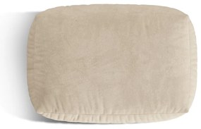 Béžová zamatová modulárna podnožka Martina – Micadoni