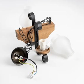 Brilagi - Luster na reťazi QUEEN 2xE14/40W/230V buk