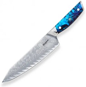 Kuchařský nůž Blue Chef Kiritsuke 205 mm Dellinger Resin Future