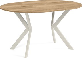 Okrúhly rozkladací jedálensky stôl DEVO Veľkosť: 90 - 128 cm