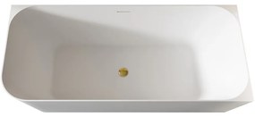 Cerano Brilante, akrylátová voľne stojaca akrylátová vaňa 170x75 cm, pravá, biela, CER-CER-414551