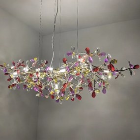 Krištáľový luster na lanku 13xG9/40W/230V pestrofarebná