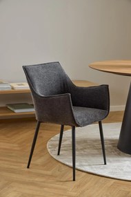 Jídelní křeslo BONITA tmavě šedé