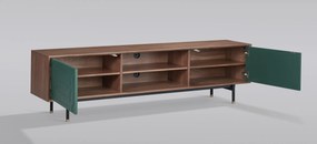 TV stolík Stilig ST153 200 cm orech/zelený