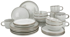 Silvercrest®  Súprava kuchynského riadu, 24-dielna (sivá)  (100395229)