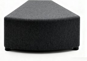 Sedačka LEA, trojuholník, tmavo sivá