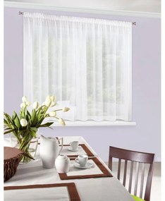Biela záclona na páske LUCY 300x160 cm