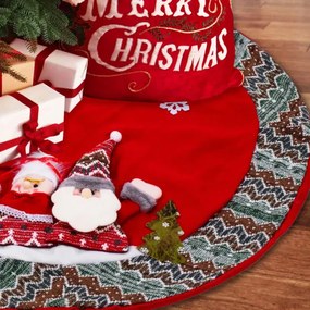 Podložka pod vianočný stromček YX22025 červená